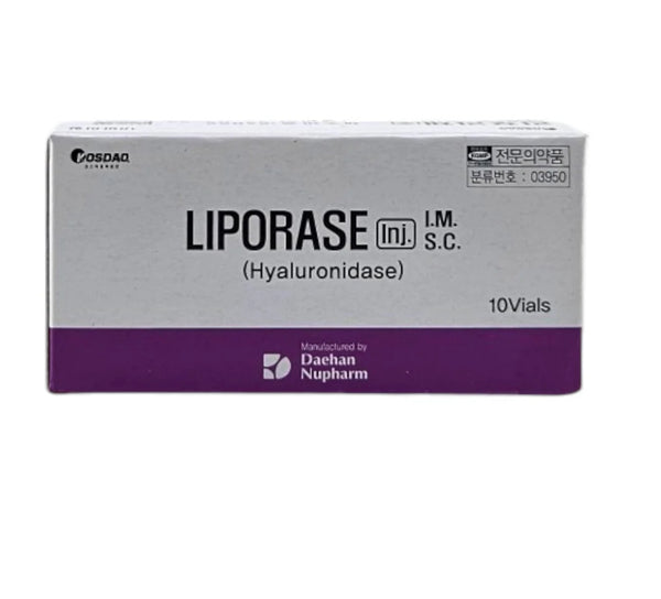 LIPORASE Hyaluronidase 10 Vials